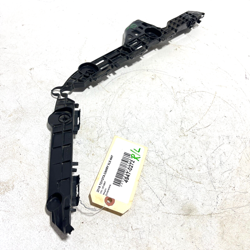 Used 2018-2024 TOYOTA CAMRY BUMPER SUPPORT BRACKET RETAINER REAR LEFT DRIVER OEM