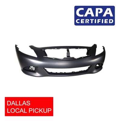 2010-2015 Infiniti G37, G25, Q40 CAPA Primed Front Bumper Cover IN1000246. TX