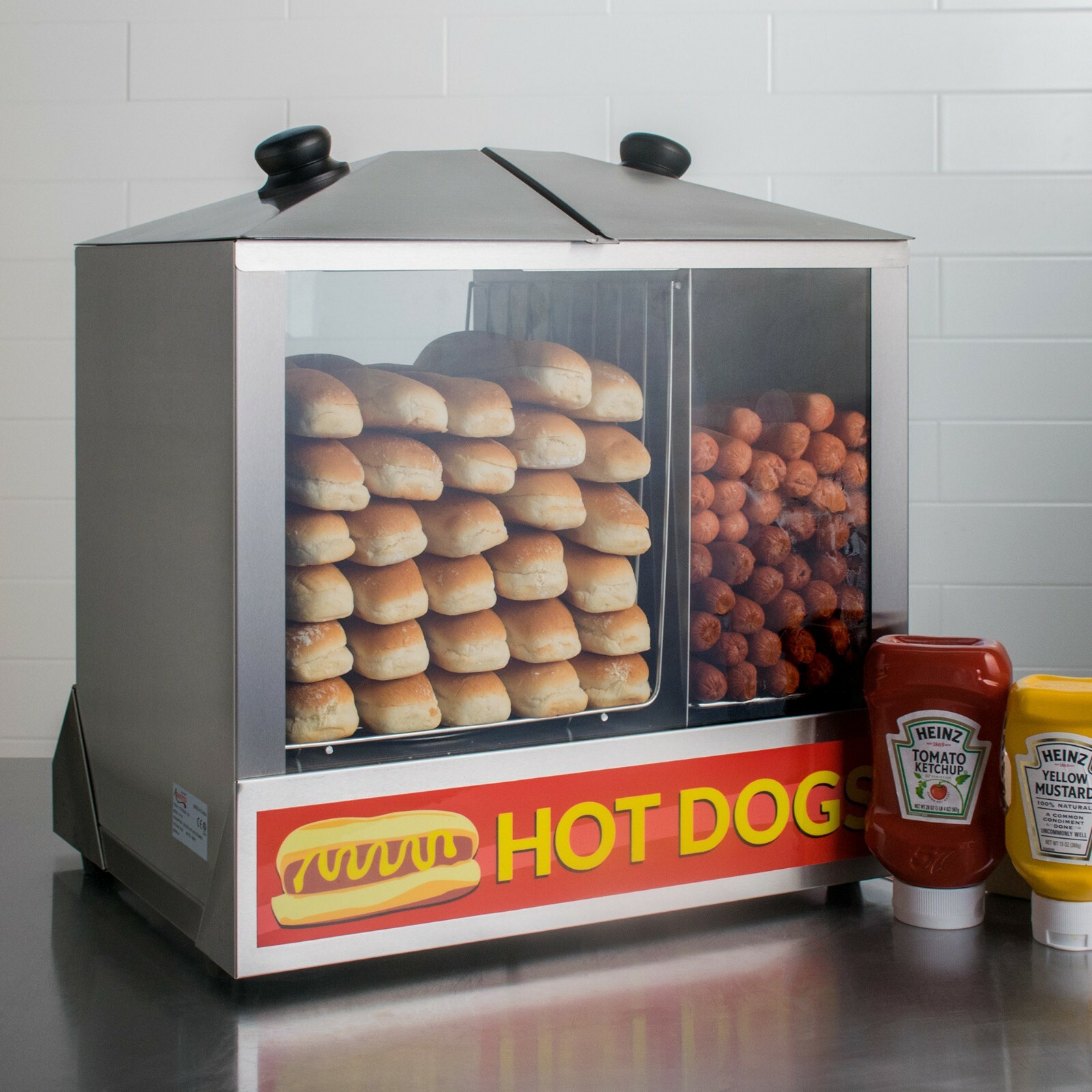 Портативный hot Dog Steamer