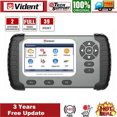 Vident iAuto702Pro Automotive Diagnostic Tool Car OBD2 Scanner ABS SRS 39+Reset