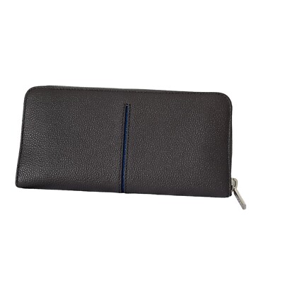 Tod's Italy Black Leather Continental Wallet Nuova Collection,XAMACHA1400GPAQ10