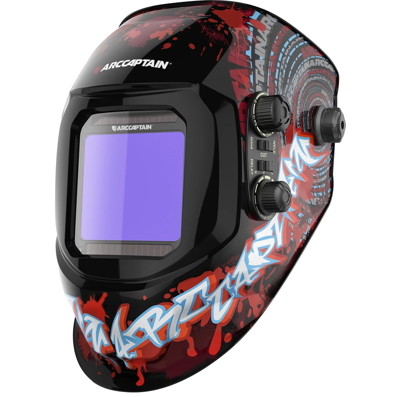 Maschera Saldatura Oscuramento Automatico | Casco Saldatore Celle Solari TIG MIG