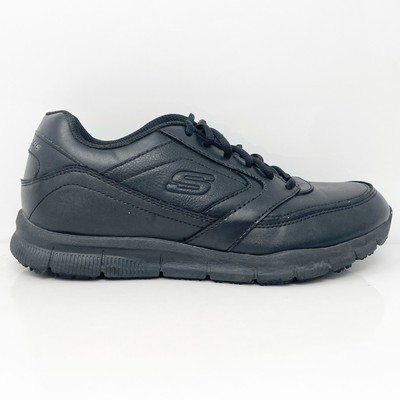 

Skechers Womens Relaxed Fit Nampa 77235WMC Черная повседневная обувь Кроссовки Размер 8.5, Черный, Relaxed Fit Nampa