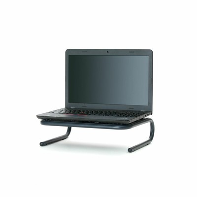 Mind Reader GUA017-20002730 Ergonomic Metal Monitor Laptop Stand Riser in Black