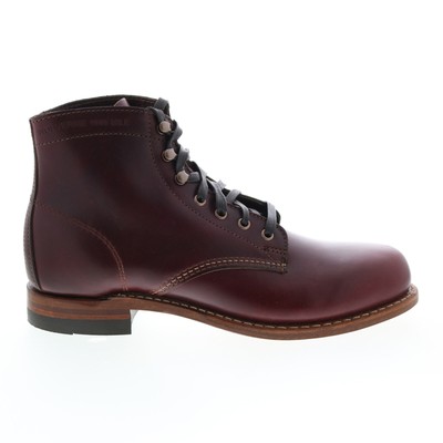 

Wolverine 1000 Mile Plain Toe Boot W00137 Мужские бордовые повседневные модельные ботинки 7, Burgundy, Wolverine 1000 Mile Plain Toe Boot