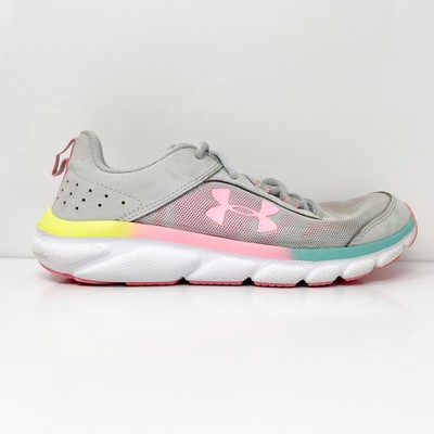 

Кроссовки Under Armour Girls Assert 8 3022100-106 Серые Кроссовки Размер 5Y, Серый, Assert 8