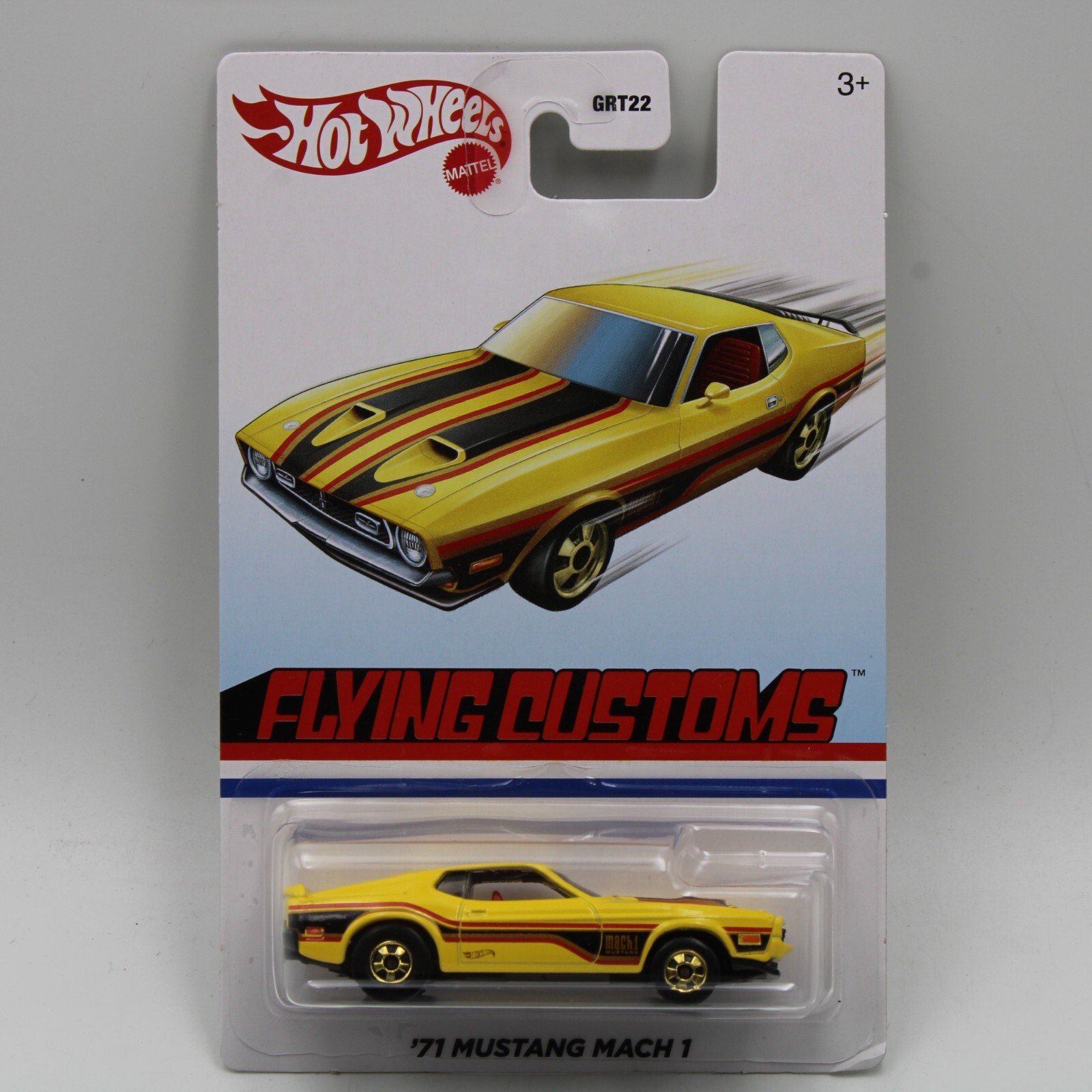 ホットウィール '71 マスタング ファニーカー フライング カスタムズ 71 MUSTANG FUNNY CARのレビュー！2019年メインライン版はリ