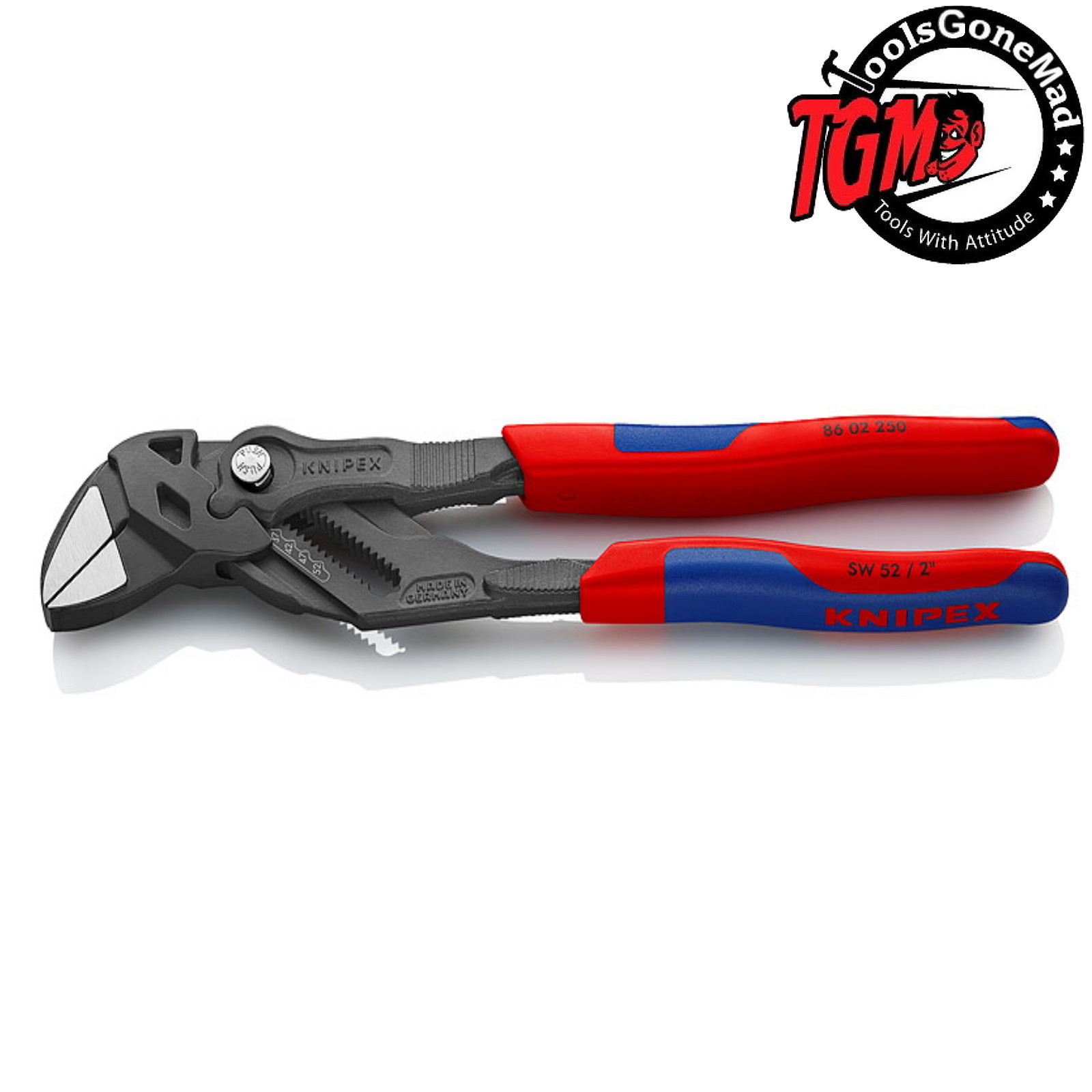 KNIPEX 8605250 8605180 8605150 3 PCE SET ADJUSTABLE PLIERS WRENCH