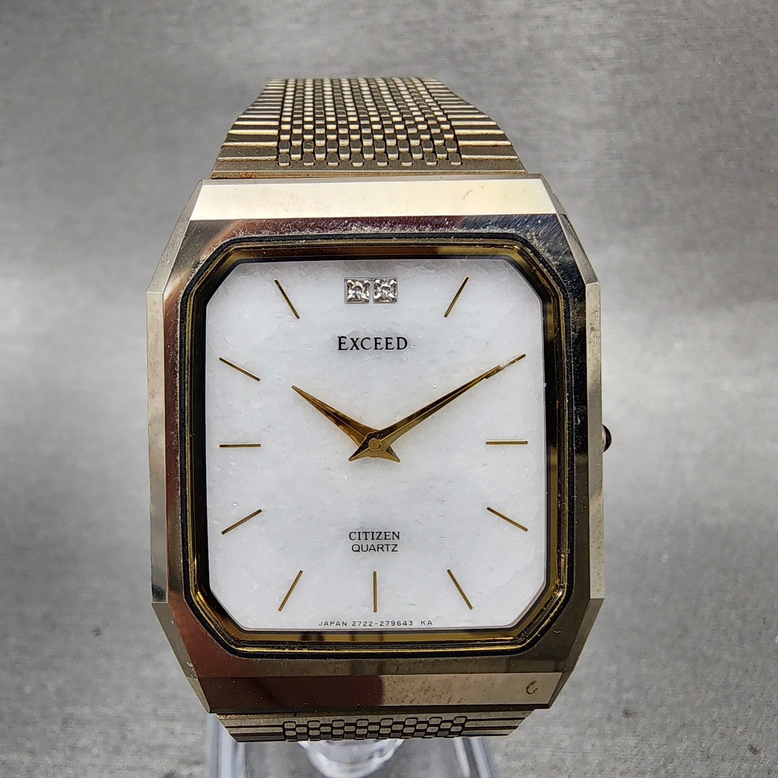 CITIZEN】EXCEED 0330-C30579 QUARTZ TITANIUM ALLOY ANTIMAG.4800 