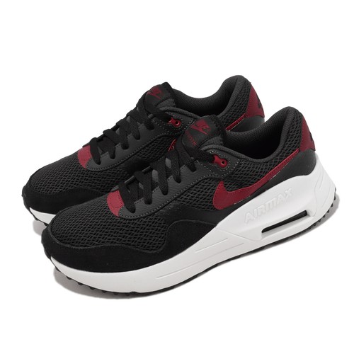 

Nike Air Max Systm Черный Красный Белый Мужская повседневная обувь для образа жизни Кроссовки DM9537-003, Air Max Systm