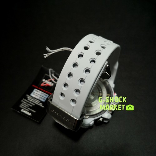 Pre-owned Casio G-shock Gulfmaster White/grey Multiband 6 Solar Men's Watch Gwn-1000e-8a