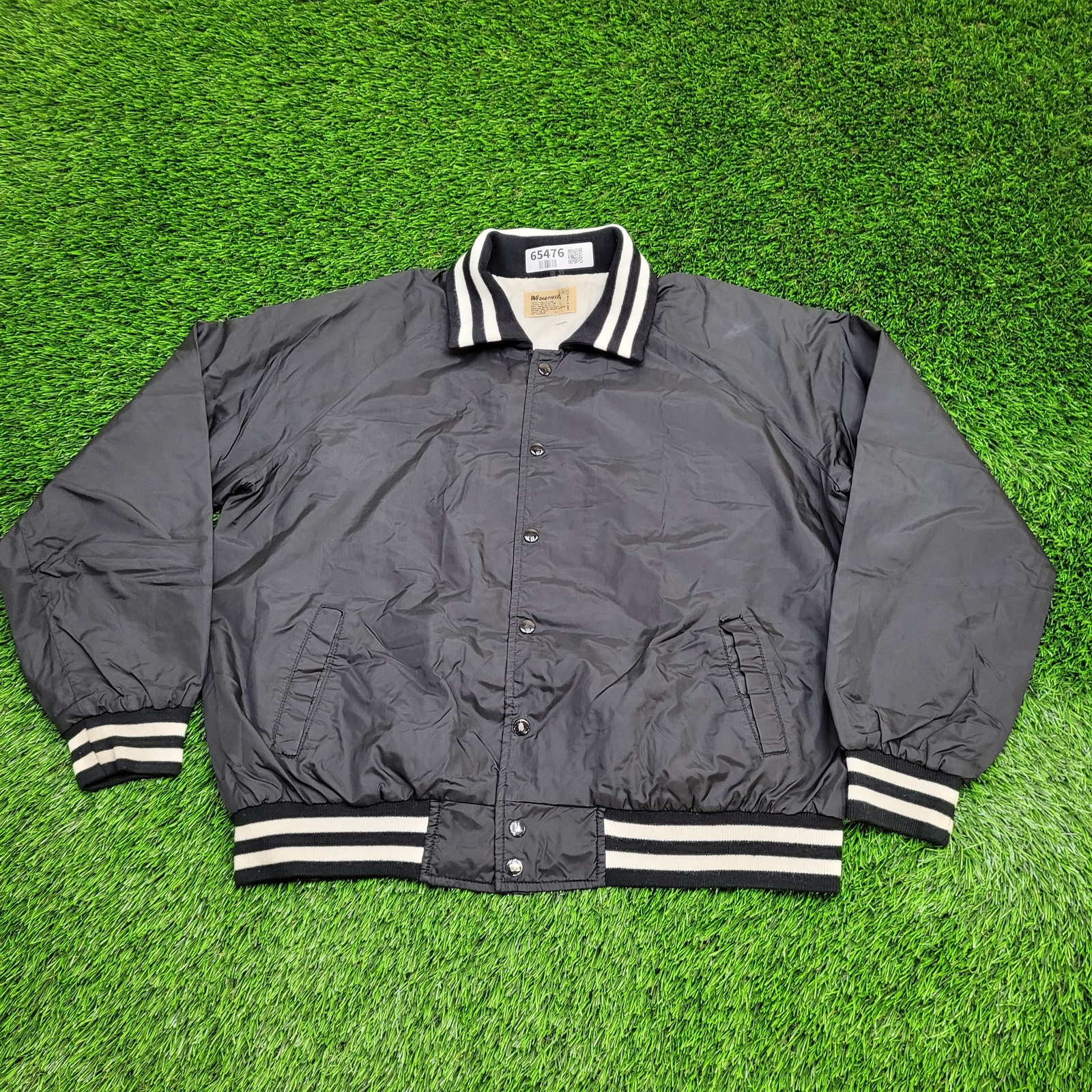 Vintage 80s Wedgefield Varsity Bomber Jacket XLarge 26x25 Vintage 80s Wedgefield Varsity Bomber Jacket XLarge 26x25