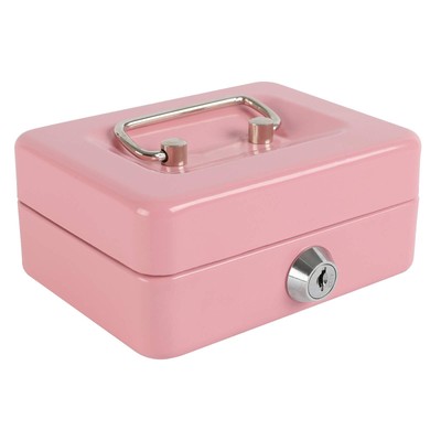 Cash Box with Money Tray and Key Lock for Supermarket School Lockers Small