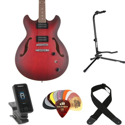 Ibanez Artcore AS53 Semi-hollowbody Electric Guitar Essentials Bundle - Sunburst