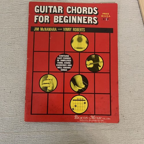 Guitar Chords For Beginners Music Chords Vintage Sheet Music Jim McNamara How To