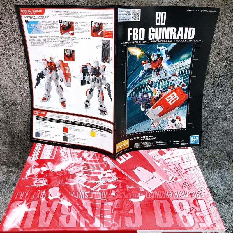 MG 1/100 F80 GUNRAID Gundam F90 Model Kit Premium Bandai