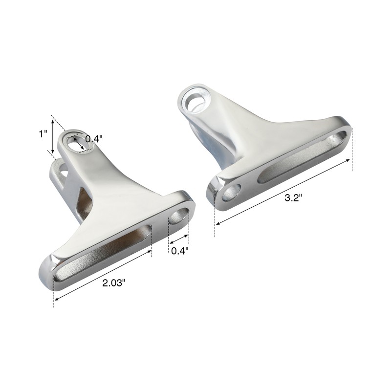 Chrome Passenger Foot Peg Mini Mount Fit For Harley Touring Road Glide 1993-2024