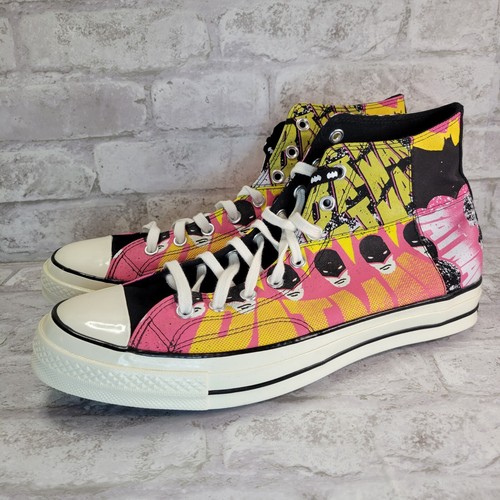 cherryboy407様 CONVERSE X BATMAN CHUCK 70 HI BLACK SHOES 167317C Men's Size