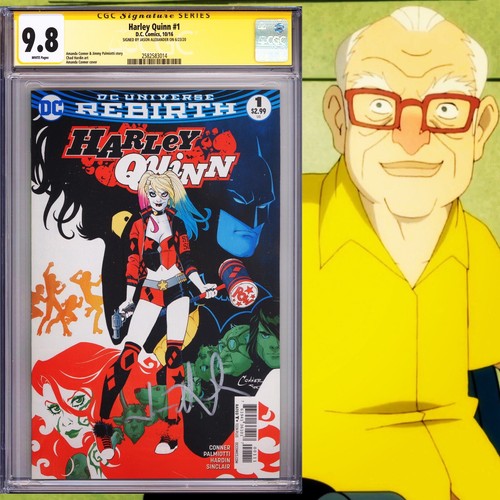 CGC 9.8 SS Harley Quinn #1 signed by Jason Alexander Sy