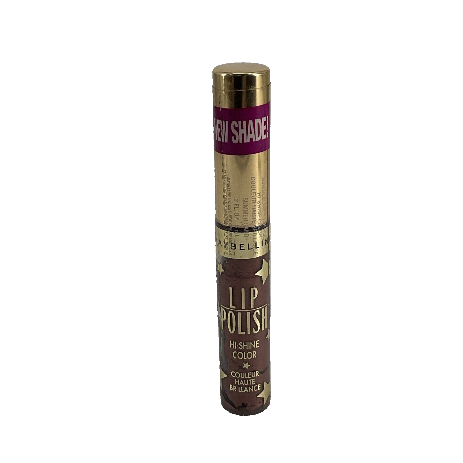 Original Maybelline Lip Polish Hi-Shine Color SUMMER SAND Discontinued Shade