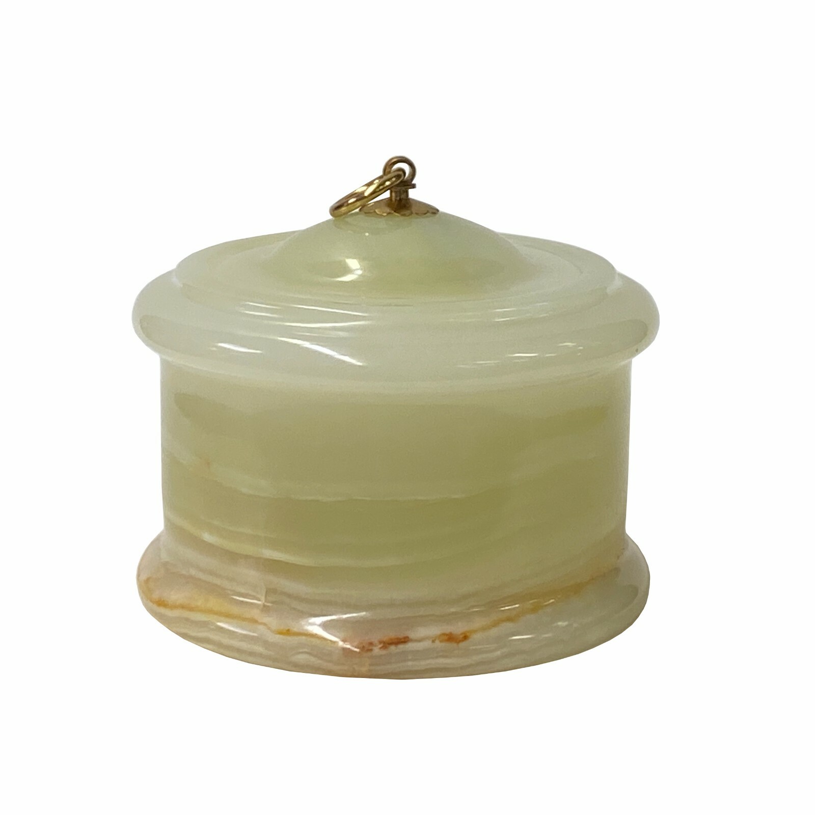 Chinese Offwhite Light Green Color Stone Carved Container Display ws1683S Chinese Offwhite Light Green Color Stone Carved Container Display ws1683S
