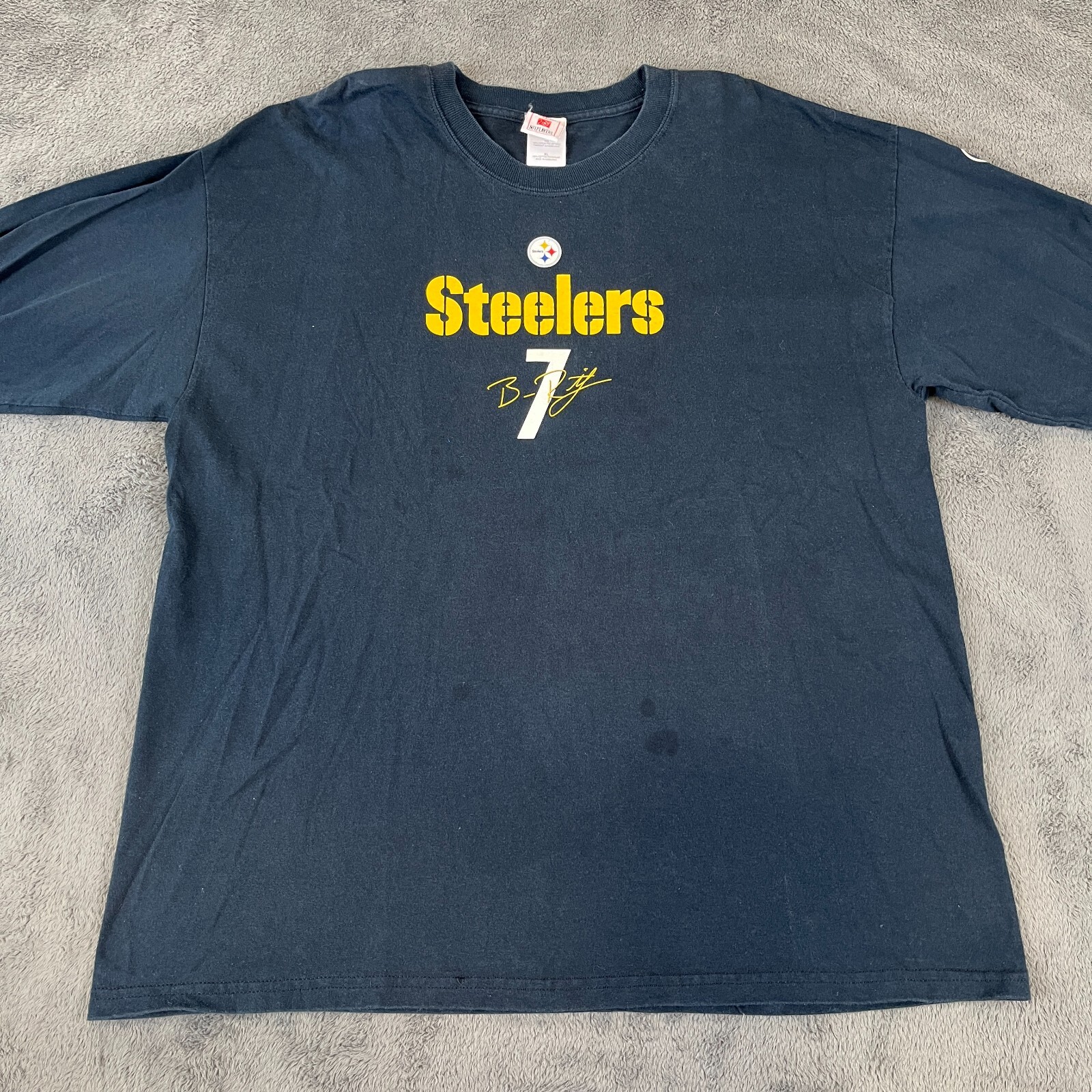 NFL Steelers B.Roethlisberger 7 ジャージ M Pittsburgh Steelers #7 Ben Roethlisberger Limited Home Jersey