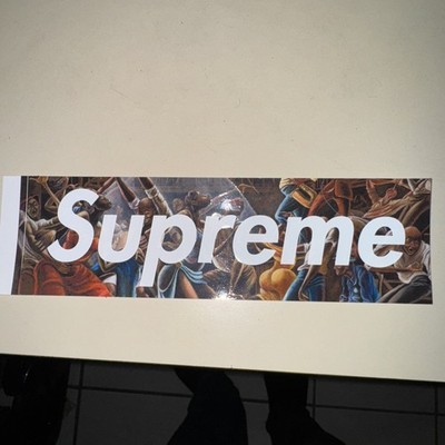 Supreme Ernie Barnes Box Logo Sticker SS25 + FREE SURPRISE