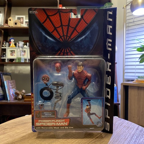 SPIDER-MAN SERIES 3 MOVIE POWER PUNCH SPIDER-MAN Toy Biz 2002
