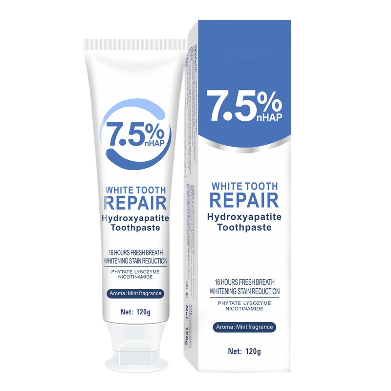 7,5 % Hydroxylapatit-Zahnpasta, Entfernt Gelbe Zahnflecken Bei Empfindlichen ZÃ¤