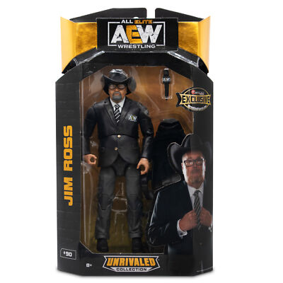Jim Ross (Announcer) - AEW Ringside Exclusive Jazwares Toy Wrestling Figure