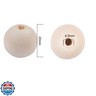 20mm Wooden Beads for Craft,100 Pcs Round Natural Unfinished Wood Beads for DIY Craft,Bead Garland, Farmhouse Decor