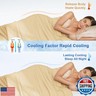 PHF Cooling Comforter Queen for Hot Sleepers, Soft Double Side Cooling Blanket for Night Sweats Absorbs Body Heat, Q-Max>0.5 Arc-Chill Cool Lightweight Summer Cold Comforter, 90