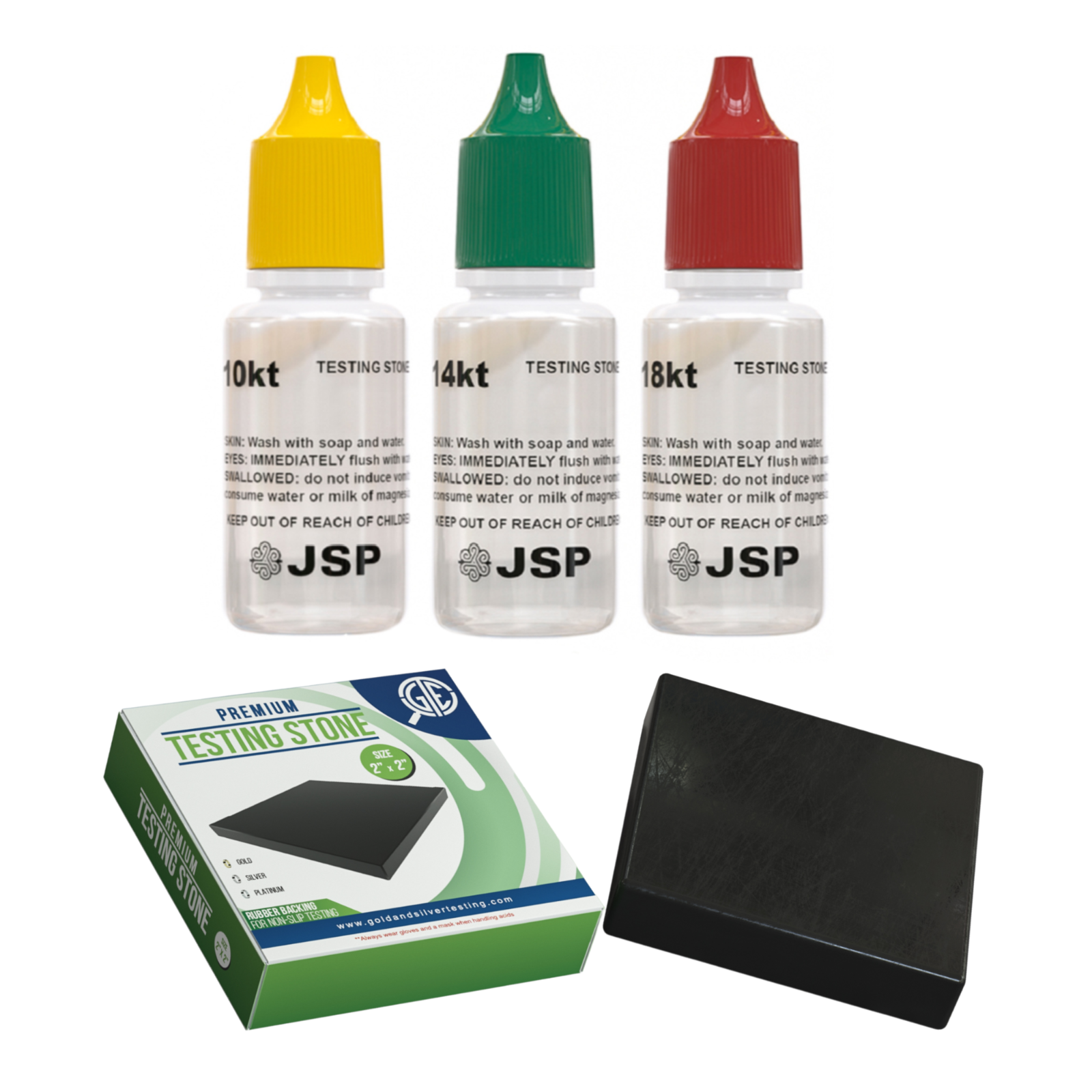 JSP Gold Testing Acid 10K 14K 18K Kit Scratch Tester Stone Jewelry Tes