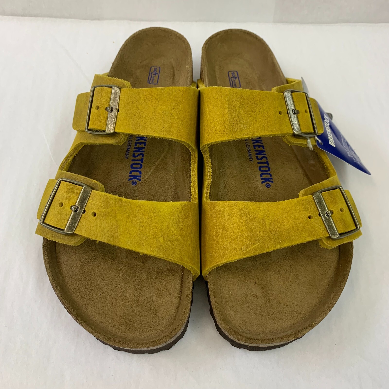 【美品】what we want WWW GOALSTAND OAK Birkenstock New w/ Box Arizona Ochre Oiled Leather Soft