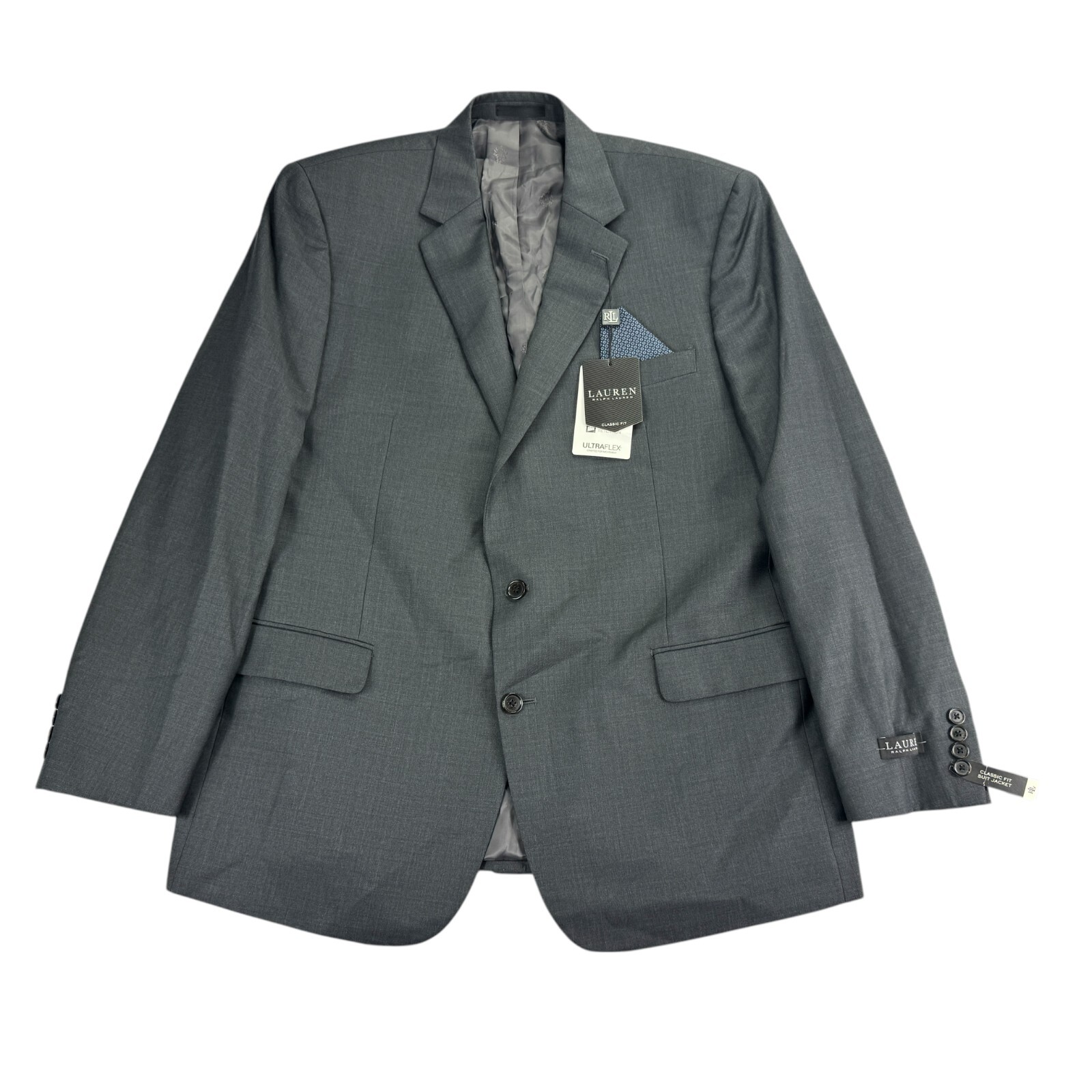 RLX Ralph Lauren グレー ジャケット US/XL Polo Ralph Lauren Track Jacket Size XL Gray Striped Pony