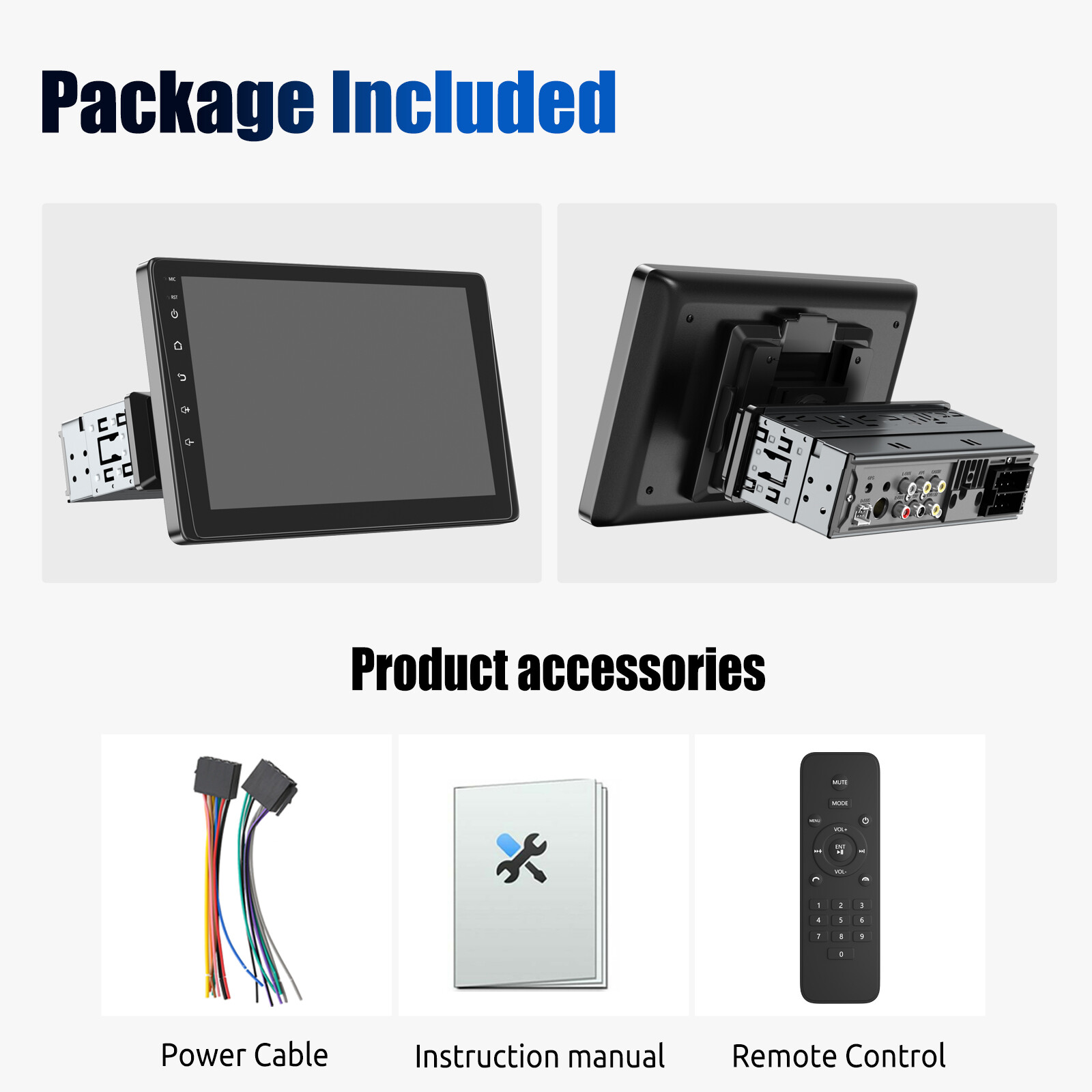 9 inch 1Din For Multimedia CarPlay Auto MP5 Player Radio FM Car Stereo Touchable