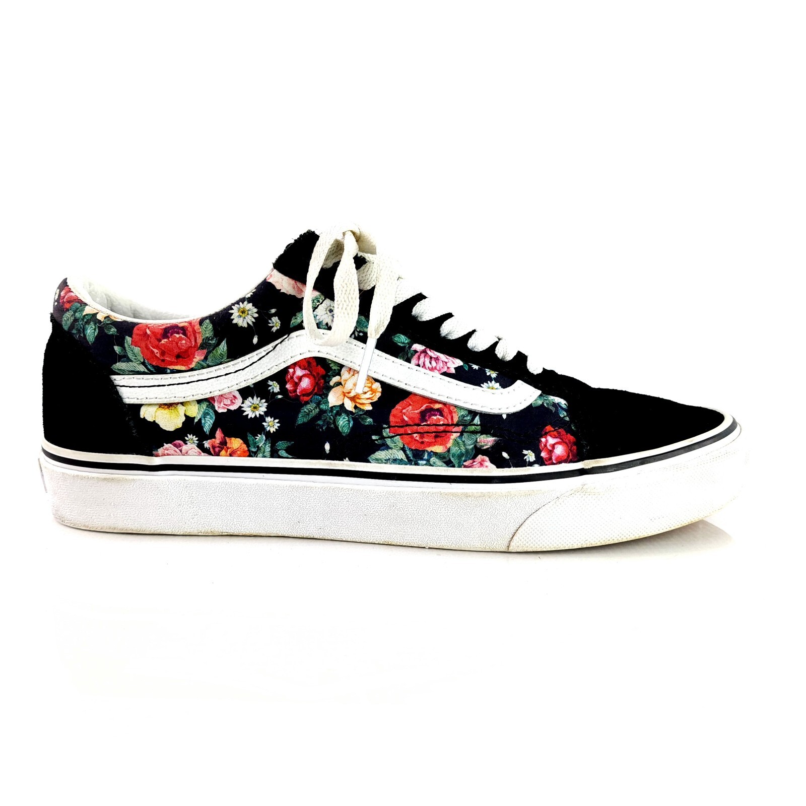国内配送 VANS x ALL GOOD FLOWERS SLIP-ON BLACK Vans | Slip On Shoes | Floral Black/Yellow – Icons of Surf