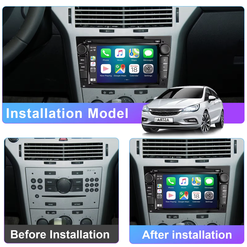 Android Car Radio For Opel Astra Corsa Antara Vectra Zafira Multimedia Player Su