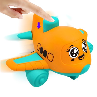 2PCS Friction Powered Cars for Toddler Mini Press and Go Toddler Toy Cars
