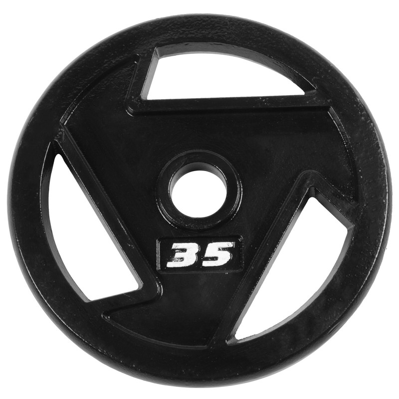 *2" Olympic Grip Plates Pair Cast Iron-Barbell Weight Plate Set-5/10/25/35/45lb*