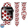 Cartoon Animal Ladybugs Watch Bands Compatible with Apple Watch 38mm 40mm 41mm for Women Men Silicone Wristbands Strap Replacement for IWatch Series SE 8 7 6 5 4 3 2 1