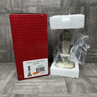 Vintage Fitz And Floyd Gregorian Stick Candleholder 9  New Old Stock Open Box