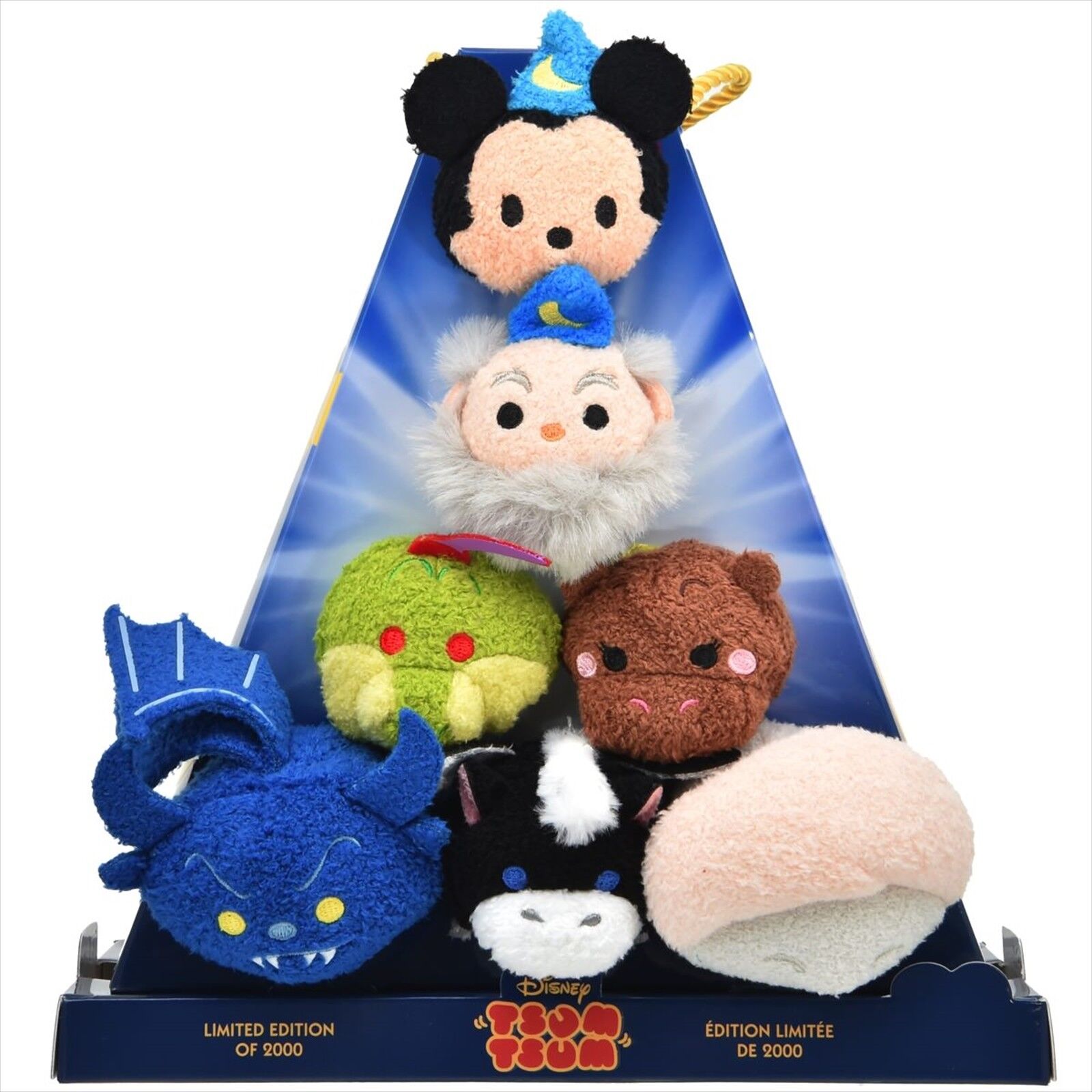 （お得な特別割引価格） 2015 Expo D23 Disney Set Plush Box Tsum Tsum Fantasia Store その他
