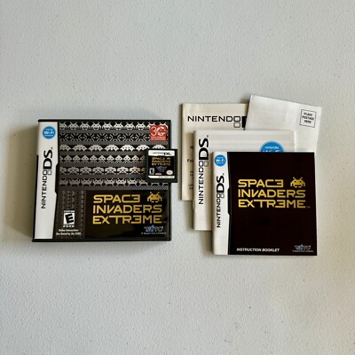 Space Invaders Extreme (Nintendo DS, 2008) CIB Complete, Tested, Authentic