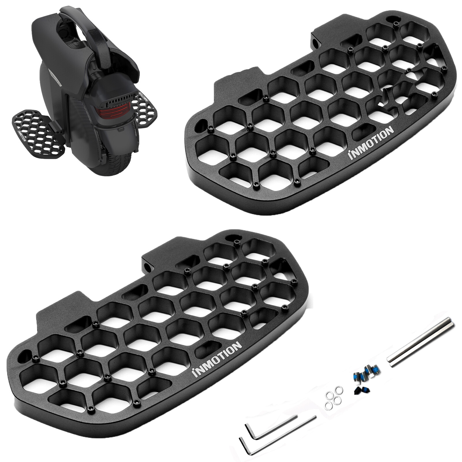 INMOTION V11 Electric Smart Unicycle Dedicated Pedals Kit Footrest Rivet Pedals