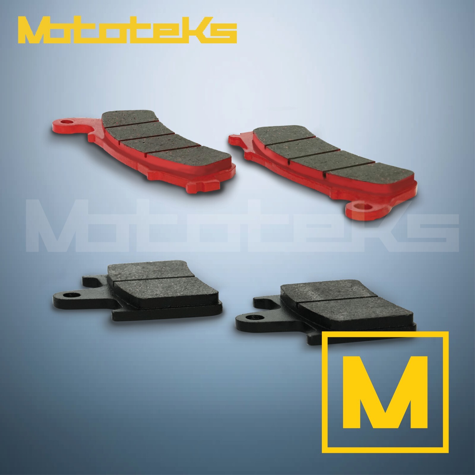 HARLEY DAVIDSON BRAKE PADS SEMI SINTERED METALLIC FOR SPORTSTER FRONT&REAR SET