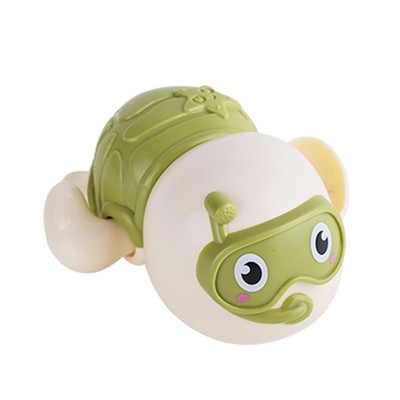 Kids Toy Lovely Soothe Turtle Wind-up Water Toy Interactive Green