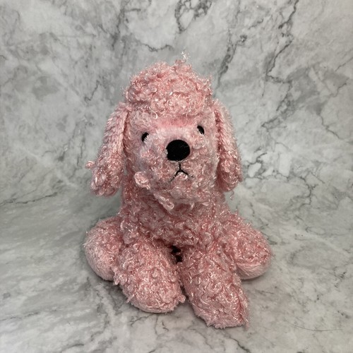 eimy❣️French poodle fur フードジャケット Ganz Webkinz Pink French Poodle Plush Stuffed Animal Toy No
