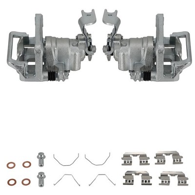 2*Rear Disc Brake Caliper Pair for Honda Accord 2013-2017 with Bracket 19-B7096