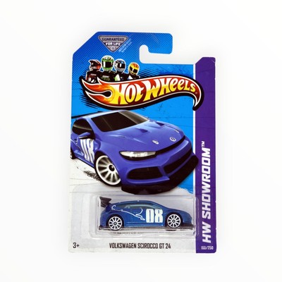 Hot Wheels Volkswagen Scirocco GT24 160/250 - Blue - 2013 Mainline A